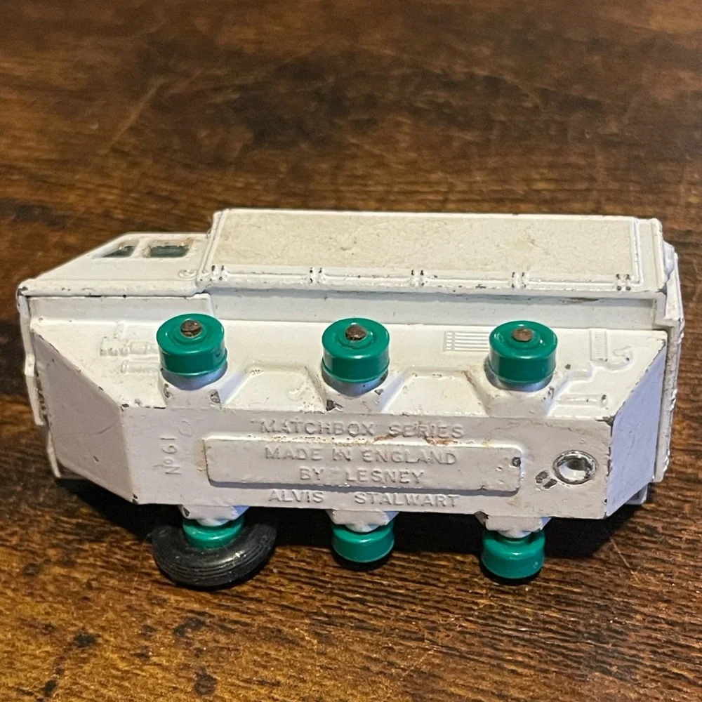 Vintage Matchbox Series No. 61 Alvis Stalwart. 1966-70. Near Mint Condition.